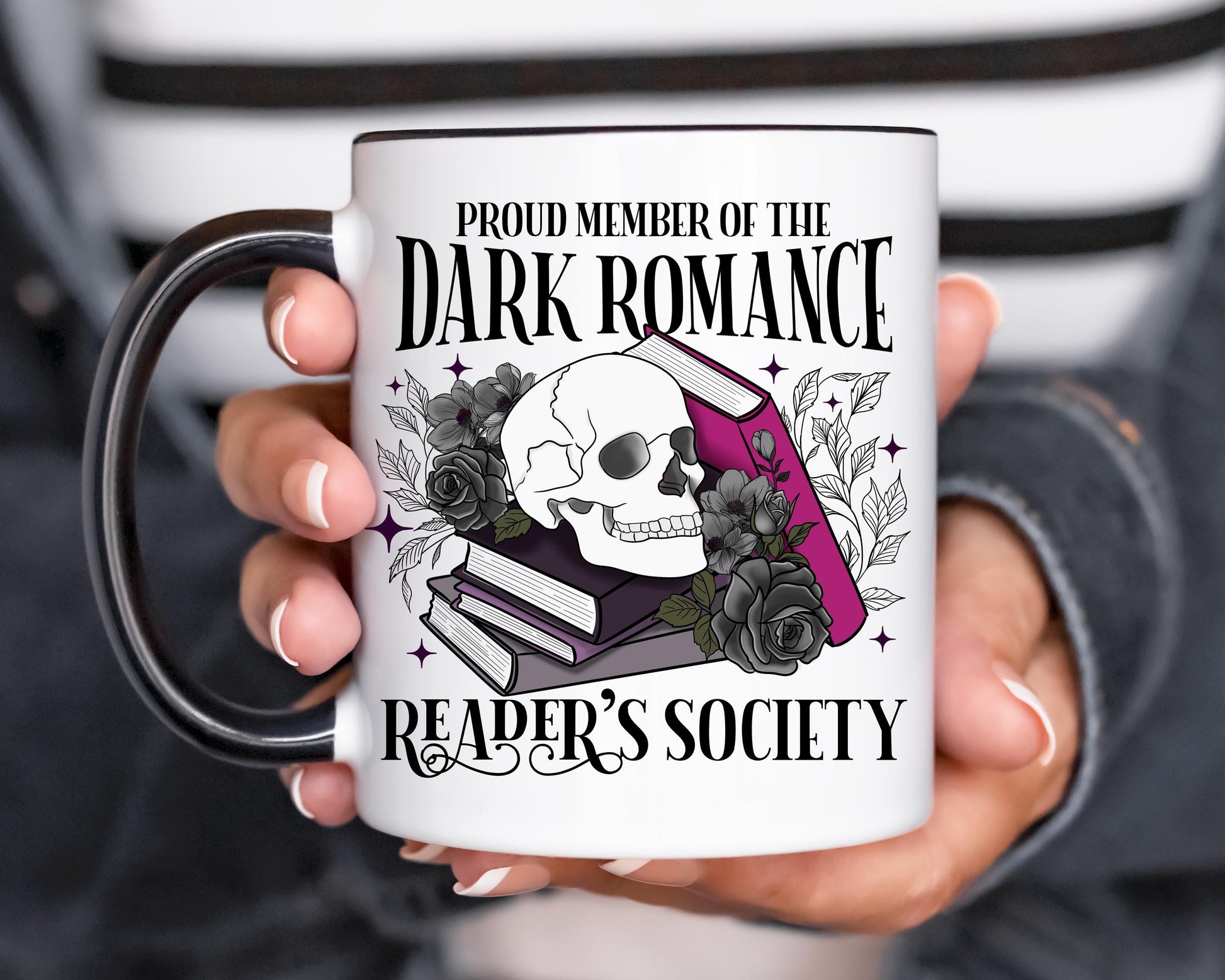 Dark Romance Readers Society - 11oz ceramic mug - bookish merch | bookish gifts | glass | drinkware | cup | coffee mug | books | reader
