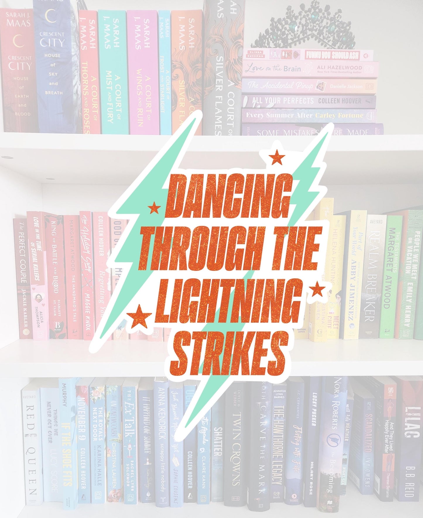 Dancing through the lightning strikes- bookish sticker / water resistant | gifts | Opalite | bookish | t.swift | swifte