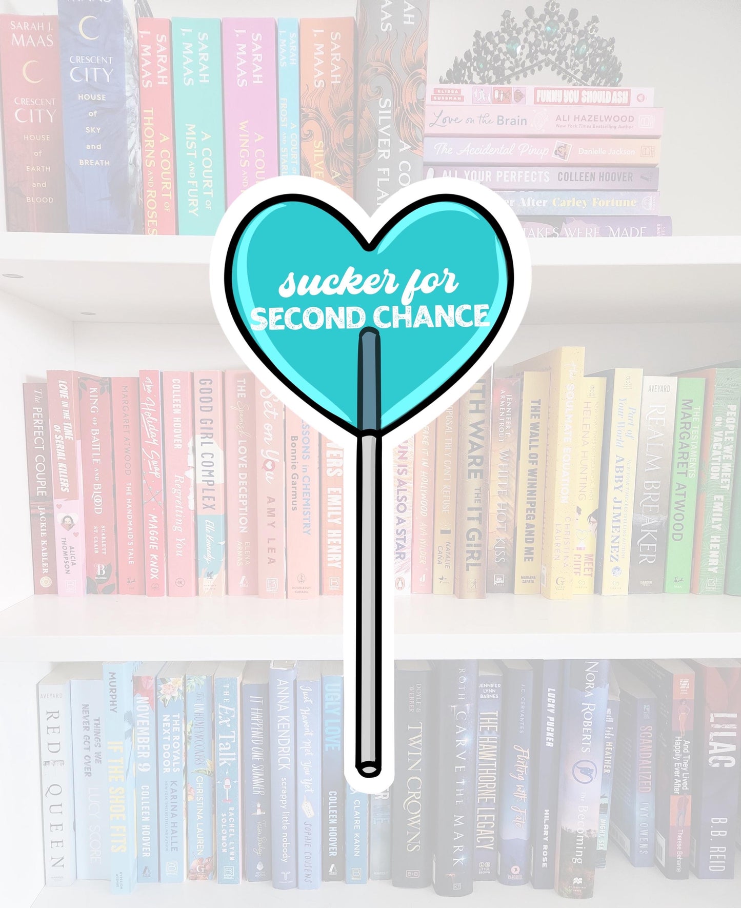 Sucker for… - bookish stickers / booktok / book addict / whimsy / reader / water resistant | bookish gifts | kindle
