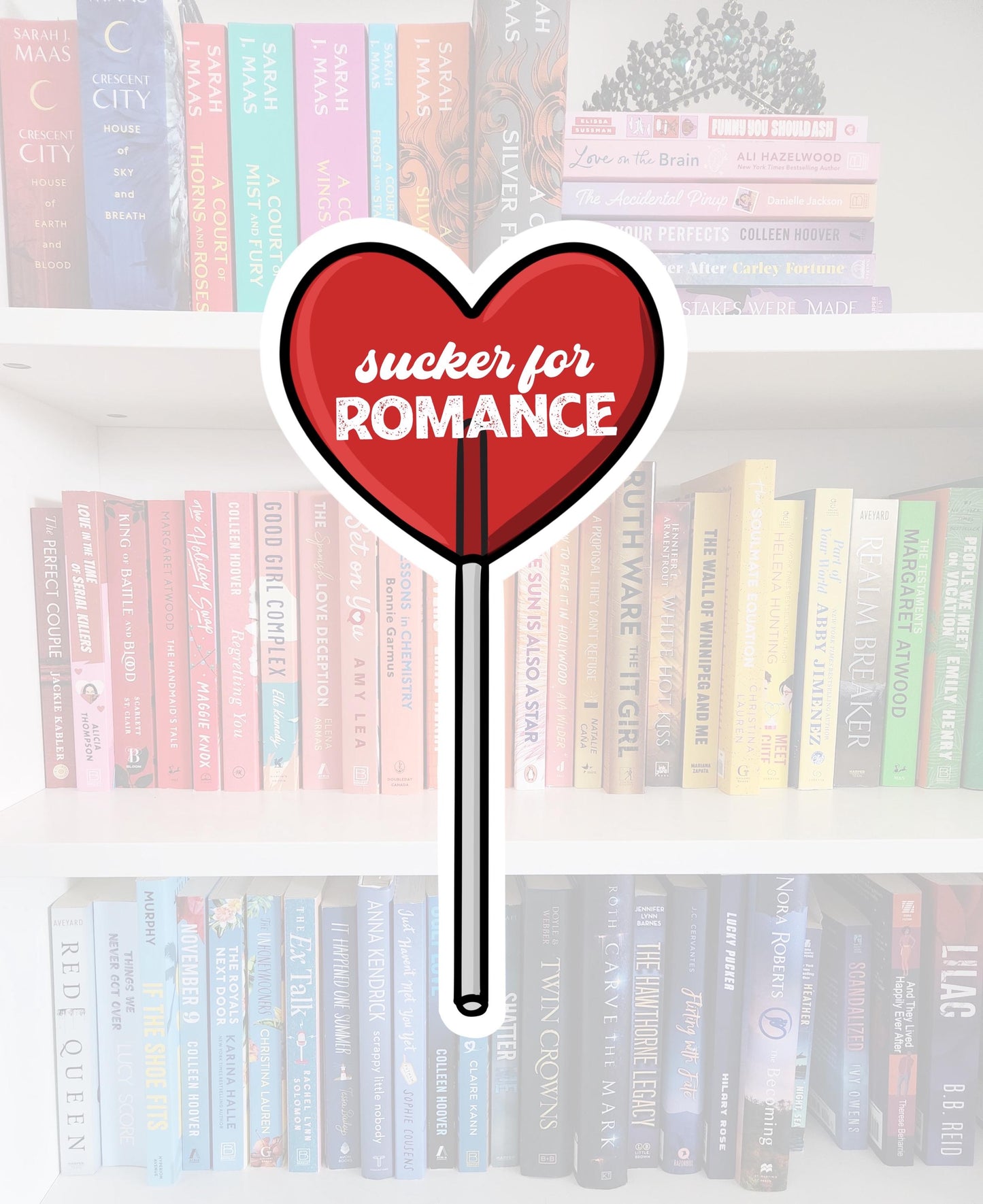 Sucker for… - bookish stickers / booktok / book addict / whimsy / reader / water resistant | bookish gifts | kindle