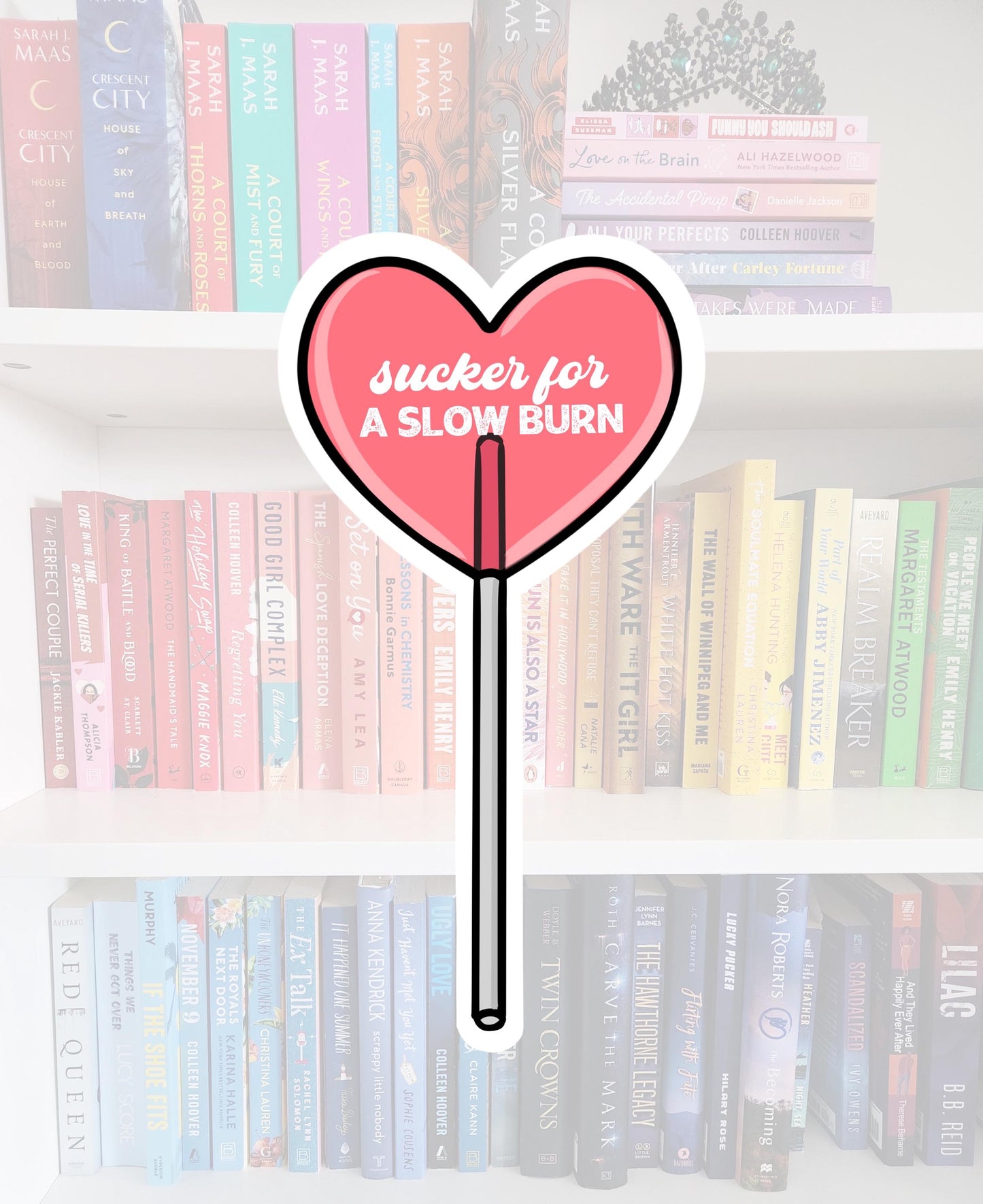 Sucker for… - bookish stickers / booktok / book addict / whimsy / reader / water resistant | bookish gifts | kindle