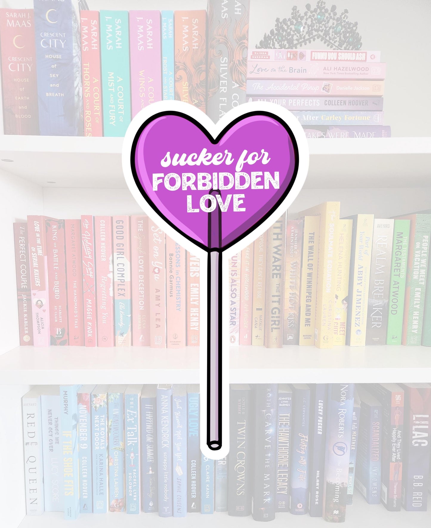 Sucker for… - bookish stickers / booktok / book addict / whimsy / reader / water resistant | bookish gifts | kindle
