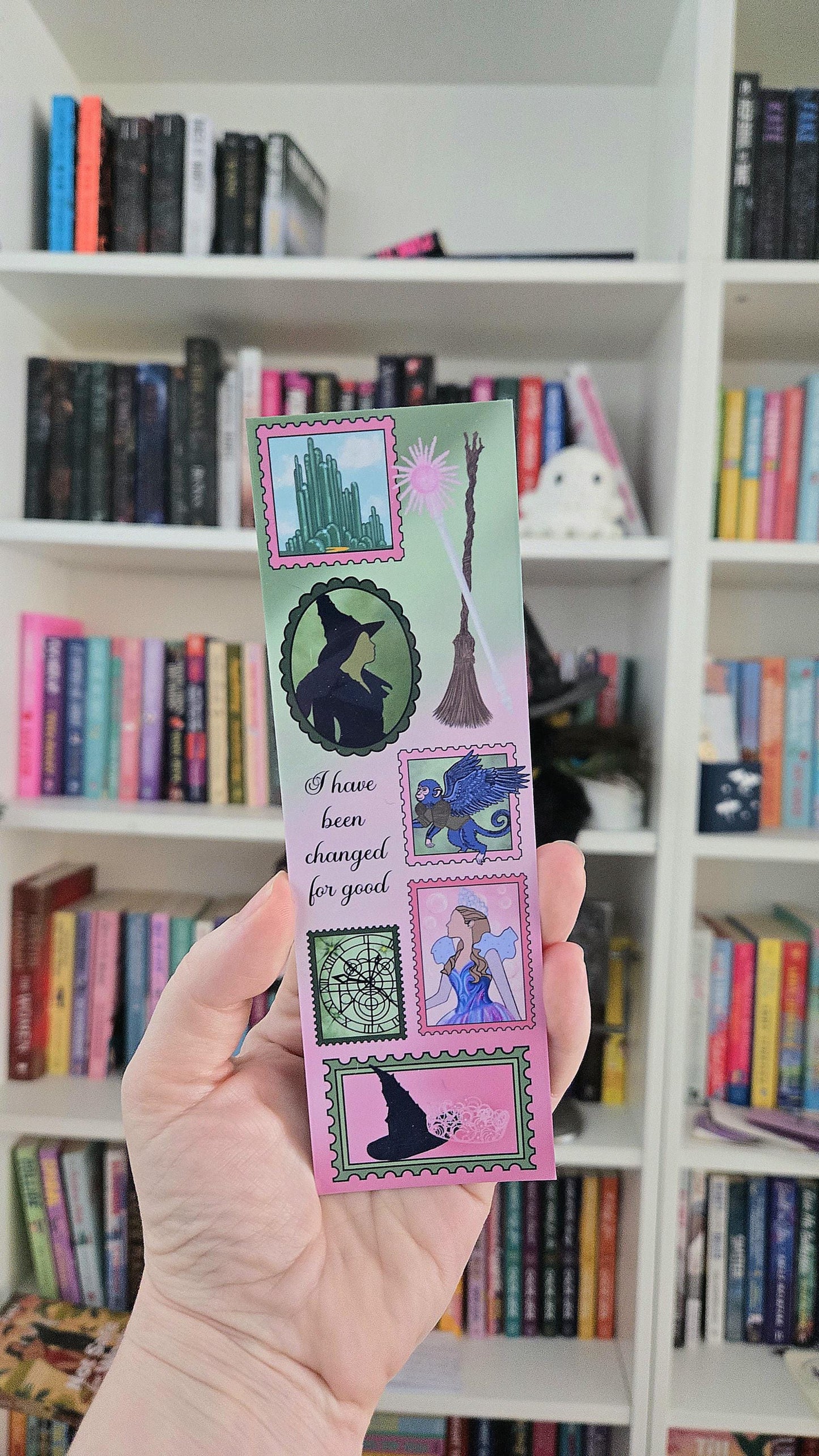Wicked Inspired stamp bookmark | bookish | page holder | bookish gifts | bookish merch | books | gifts | reader
