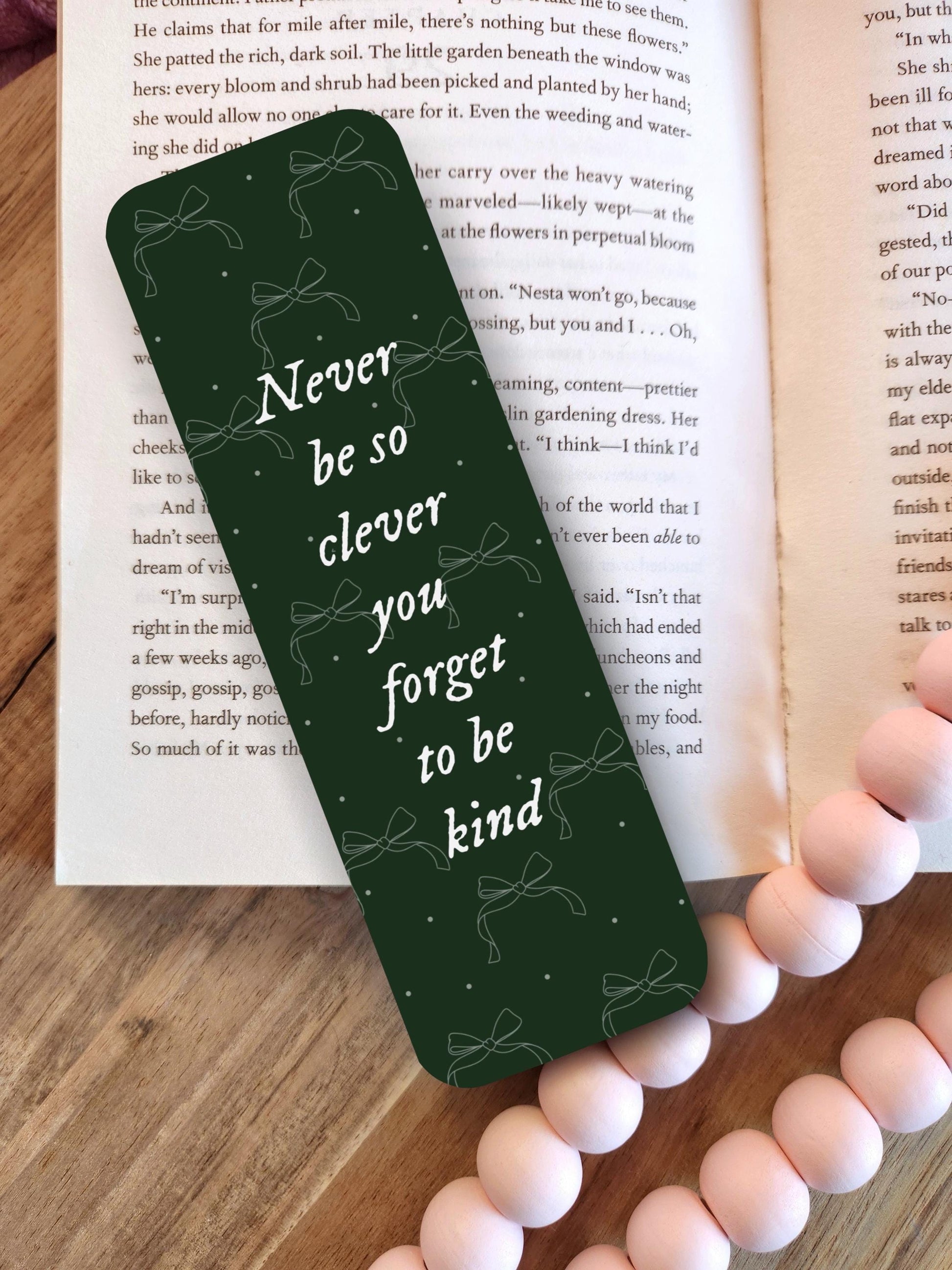Never be so kind bookmark | bookish | T.Swift | page holder | bookish gifts | bookish merch | books | gifts | reader
