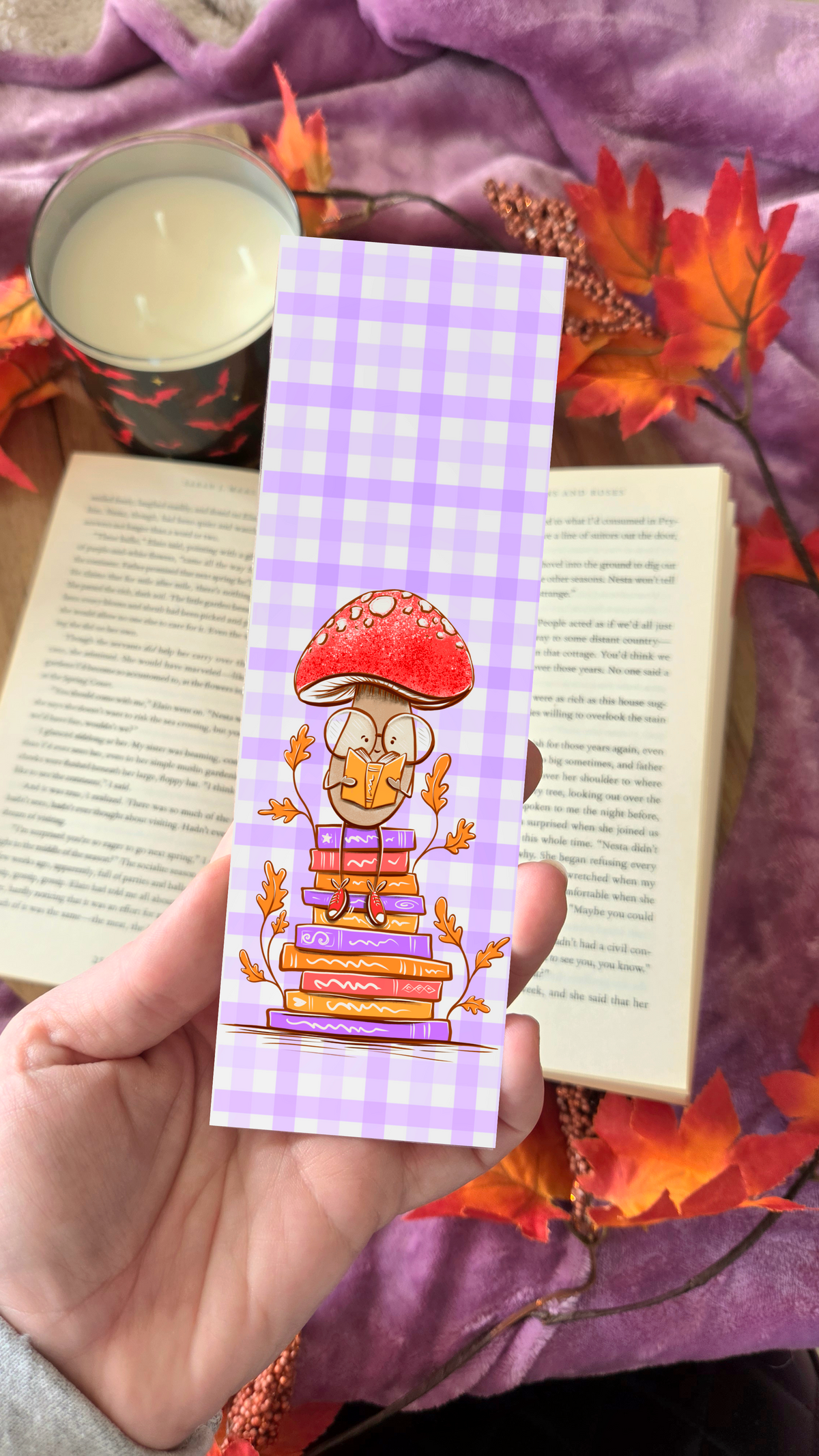 Mr.Mushroom Fall Bookmark
