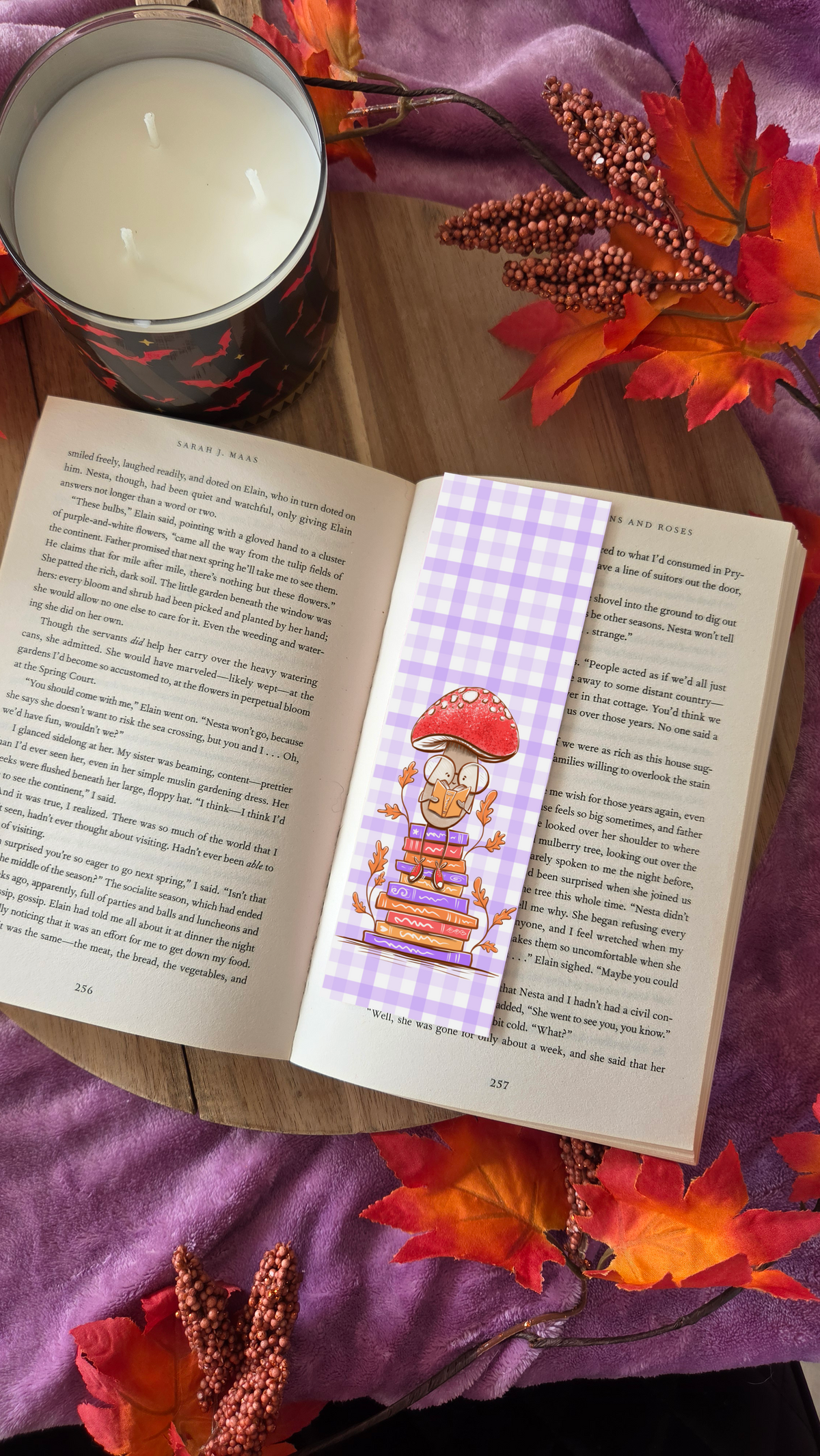 Mr.Mushroom Fall Bookmark